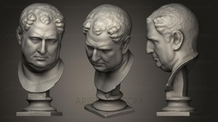 Busts and heads antique and historical (BUSTA_0173) 3D model for CNC machine